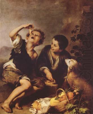 The Pie Eater (mk08), Bartolome Esteban Murillo